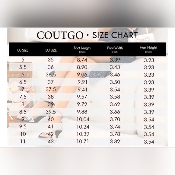 Coutgo Elegant Pearl-Embellished Nude Heels #654 - Picture 11 of 13